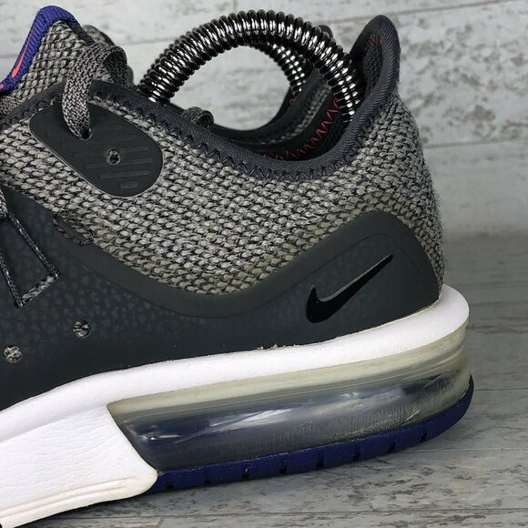Nike Air Max Sequent 3 Shoes Gray Size 5.5Y / WOMENS Size 7 Running 922884-004 - Picture 2 of 12